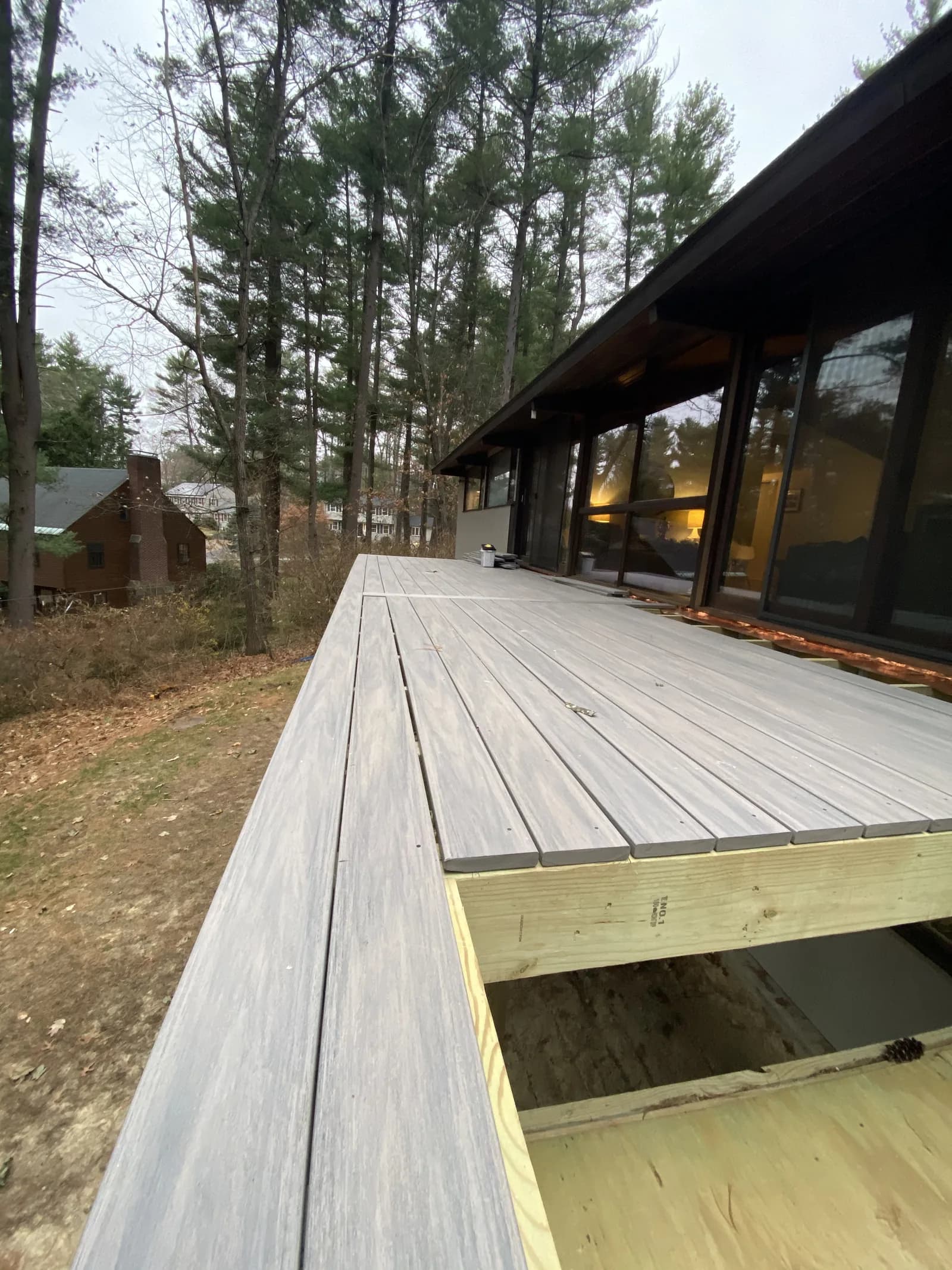 Deck with Metal Railing